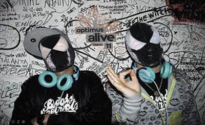 The Bloody Beetroots no Optimus Alive 2011